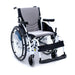 S-Ergo 115 Ultra Lightweight Ergonomic Wheelchair with Swing Away Footrest and Quick Release Wheels16"Rose Red