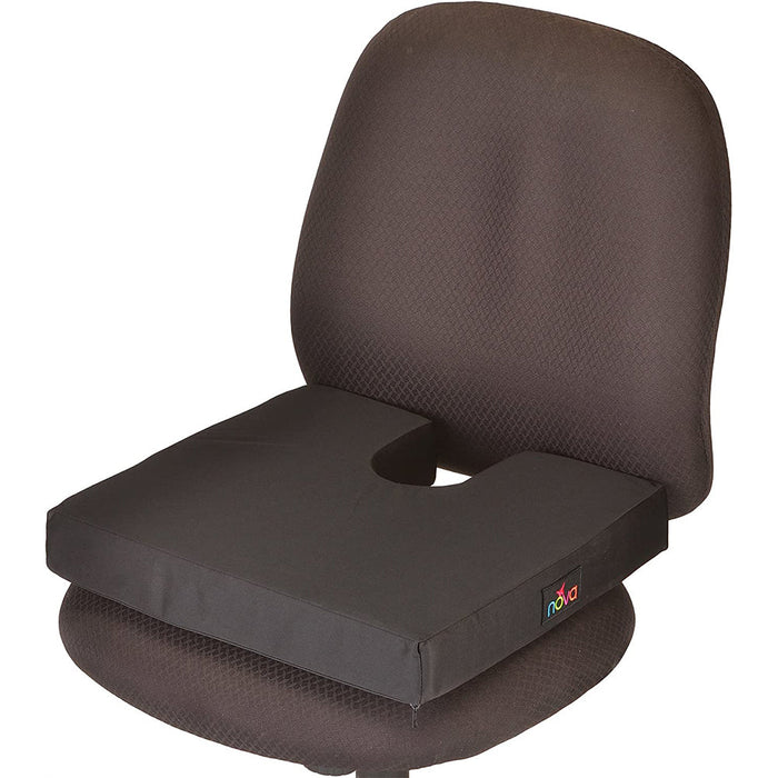 Coccyx Foam Cushion With Cover For 18" X 16" Wheelchair