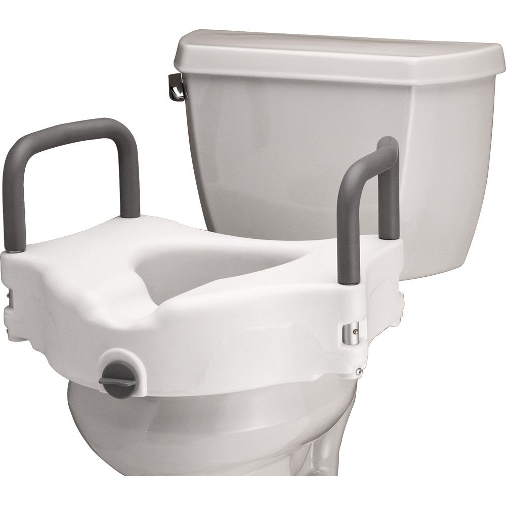 Nova-8353-Retail Raised Toilet Seat with Detachable Arms