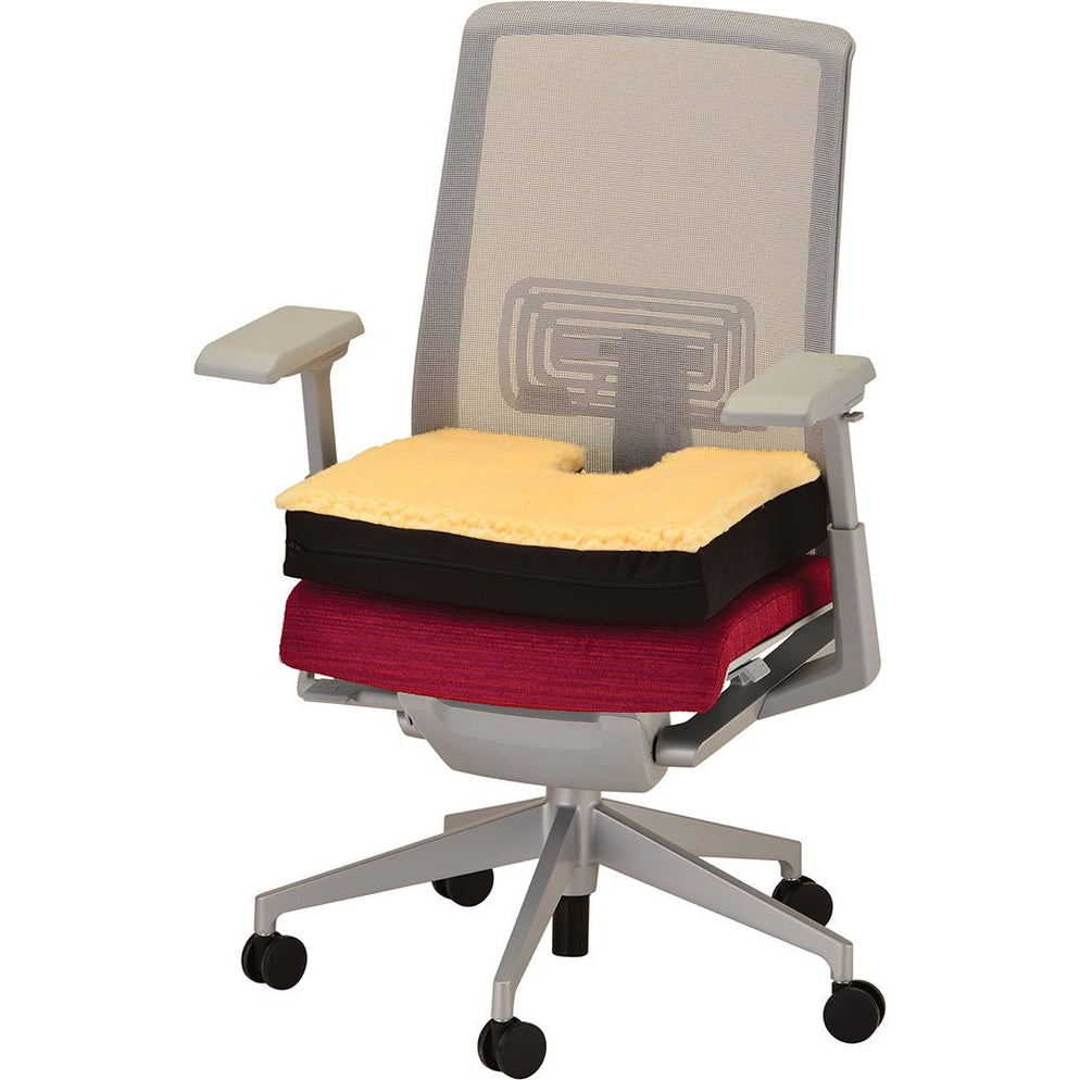 Gel Foam Seat Cushion Coccyx Cutout TopNova Harmony Home Medical