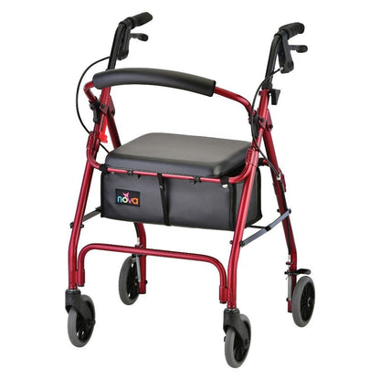 GetGo Classic Rolling WalkerRed