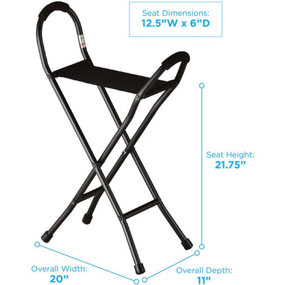 Travel Cane with Sling Seat