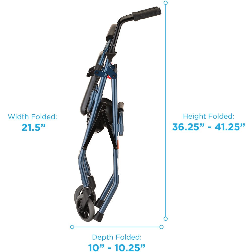 Cruiser II Rolling Walker Blue