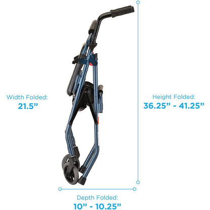 Cruiser II Rolling Walker Blue