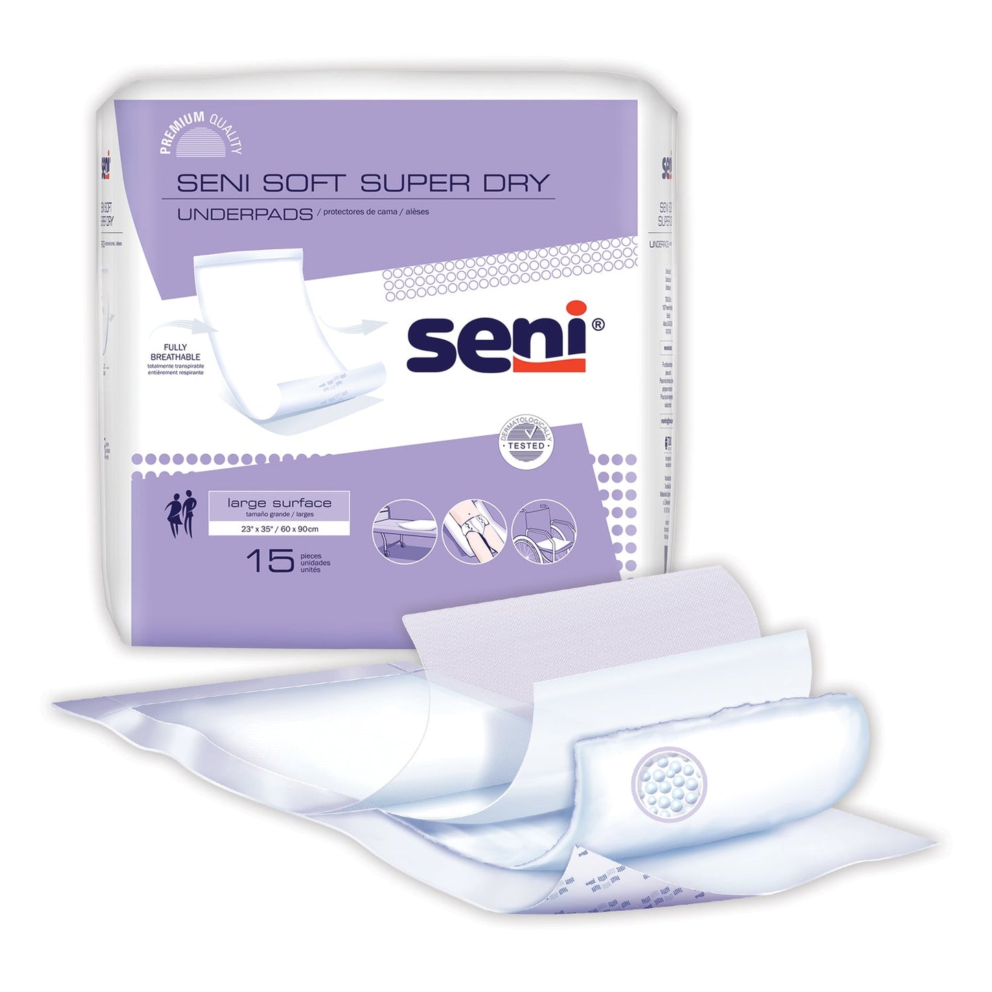 SENI SOFT SUPER DRY Underpads