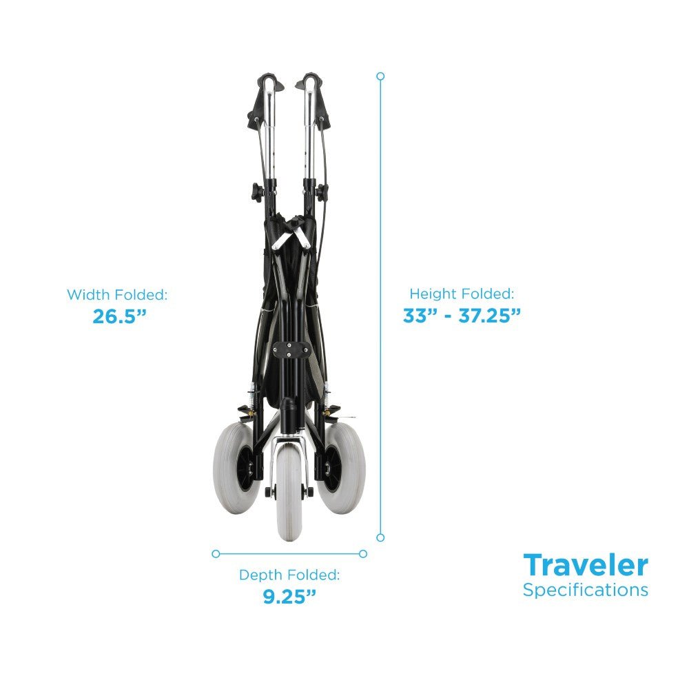 Traveler 3 Wheel WalkerSky Blue