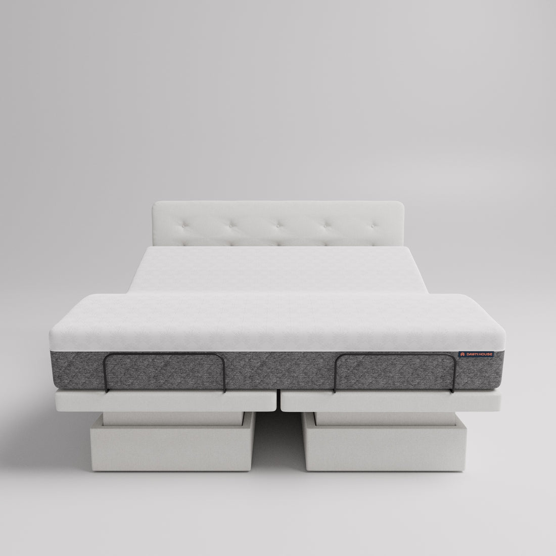 Dawn House King BedBase + MattressWith HeadboardSlate