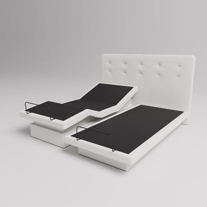Dawn House Split King BedBase + MattressWith HeadboardSlate