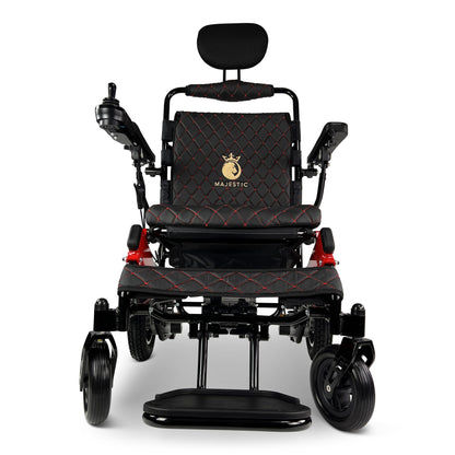 Majestic IQ-9000 Remote Controlled Lightweight Electric WheelchairBlack & RedBlack17.5"