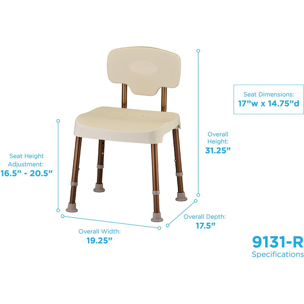 9131 Bath Seat With Back