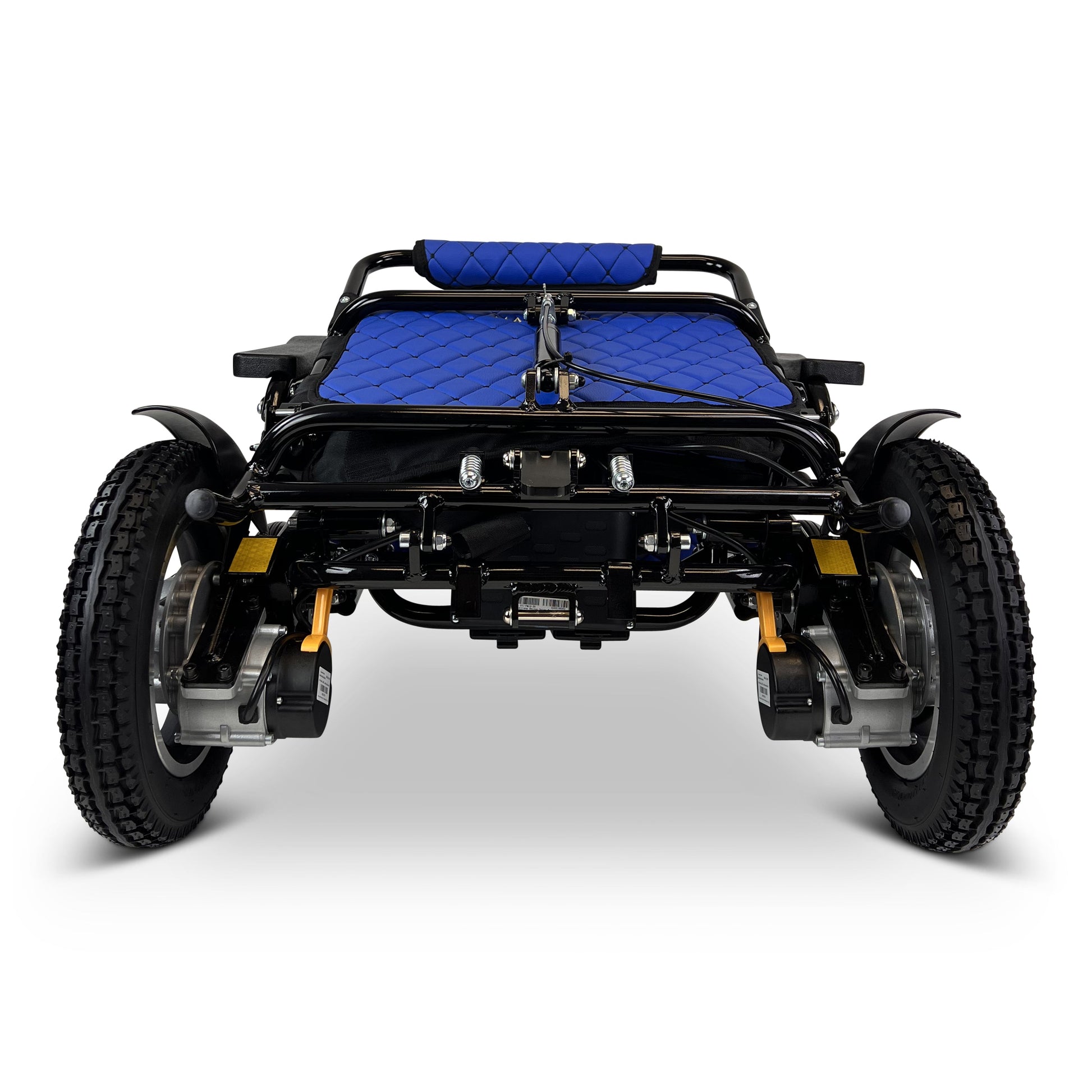 Majestic IQ-9000 Remote Controlled Lightweight Electric WheelchairBlackBlue17.5"