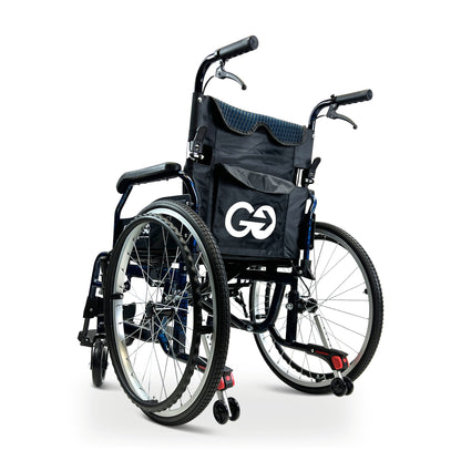 X-1 Lightweight Manual WheelchairBlueStandard