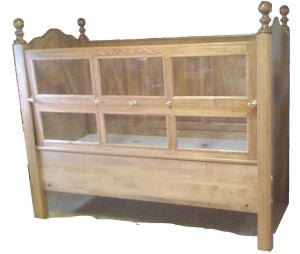 Dream Series Twin Size Bed with Fixed Height Bunkie BoardHigh Side