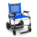 Zoomer Folding Power Chair Left- or Right-handed ControlBlue