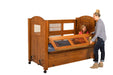 Dream Series Twin Size Bed with Fixed Height and Manual Adjustable Head and FootHigh Side