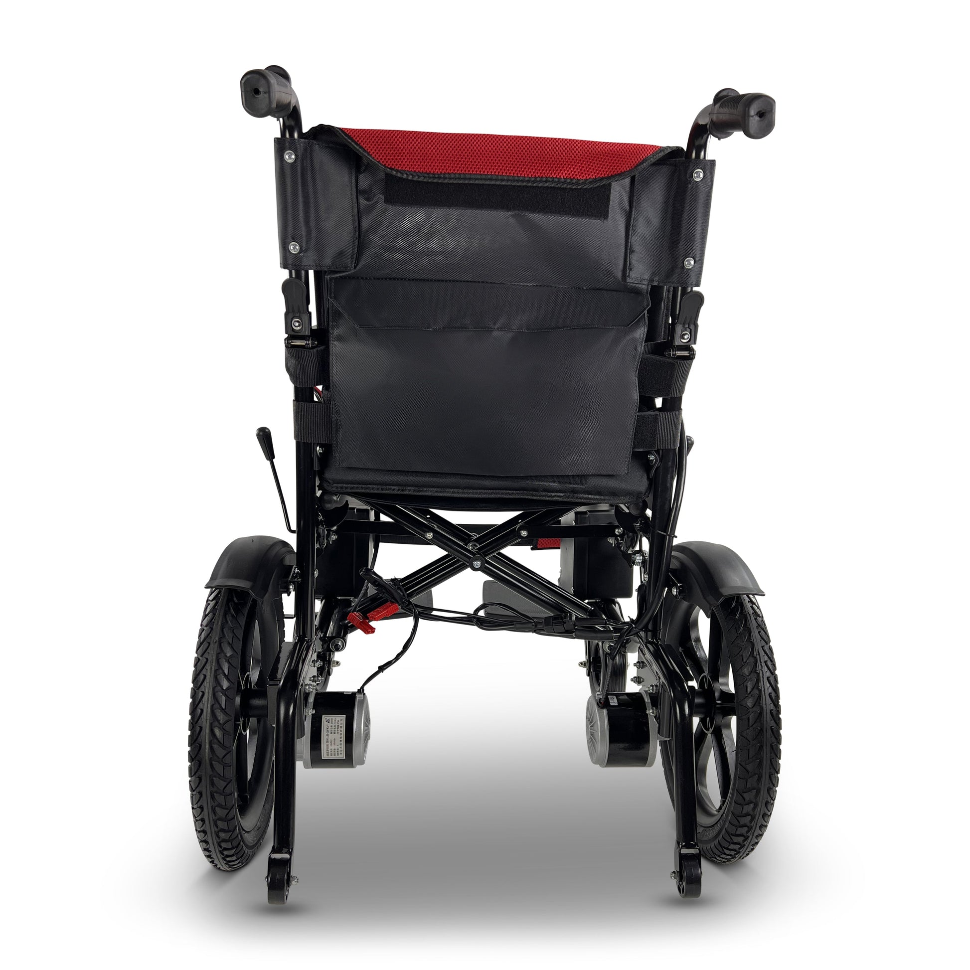 6011 ComfyGO Electric WheelchairRedUpto 26+Miles (2*12AH Battery)