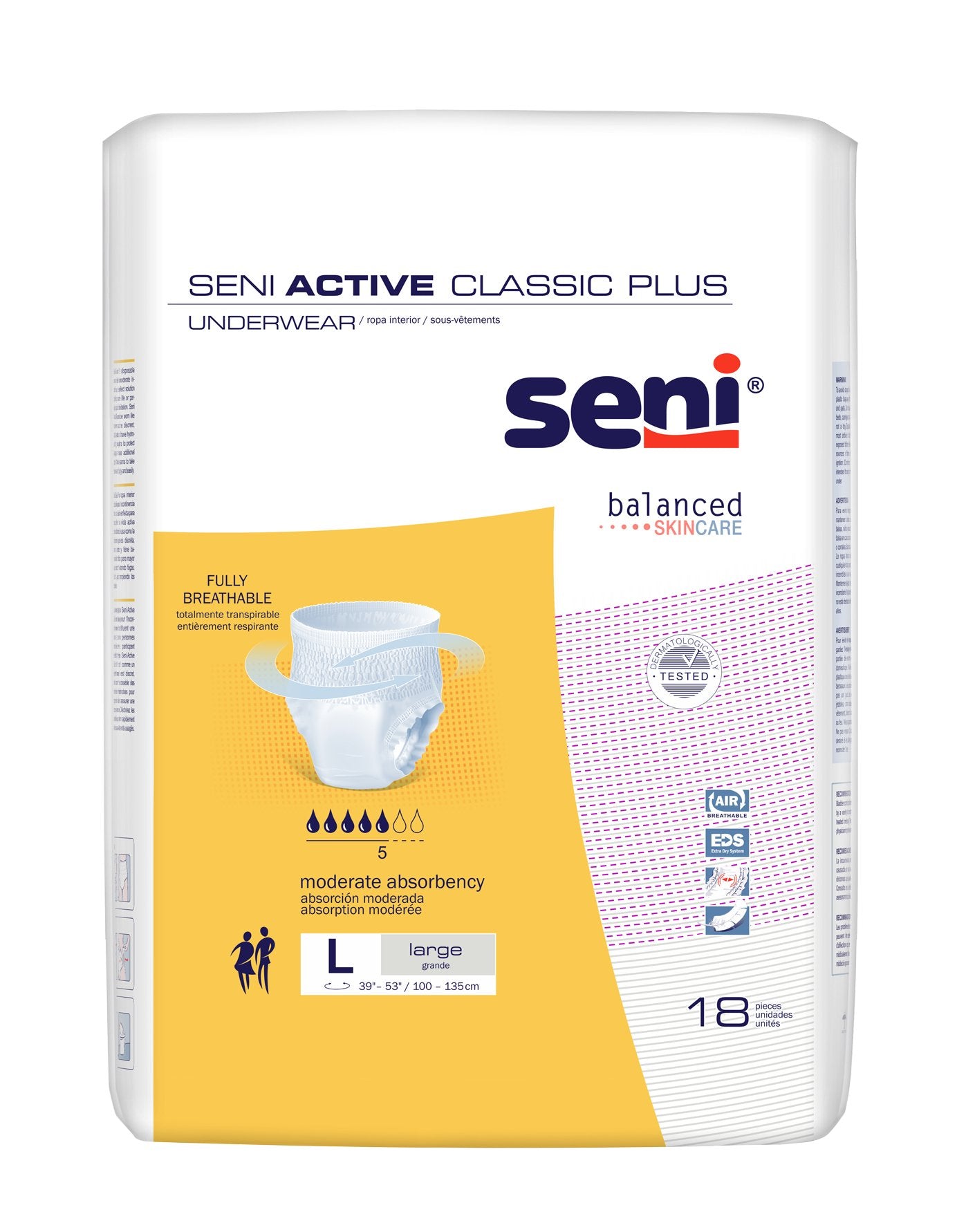 SENI ACTIVE CLASSIC PLUS UnderwearSmall