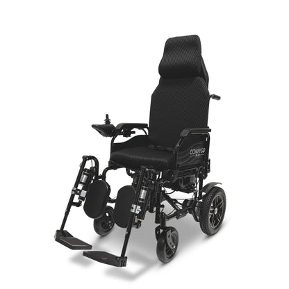 X-9 Remote Controlled Electric Wheelchair with Automatic Reclining Backrest and Lifting Leg RestsBlackUpto 17+ Miles (20AH li-ion Battery)