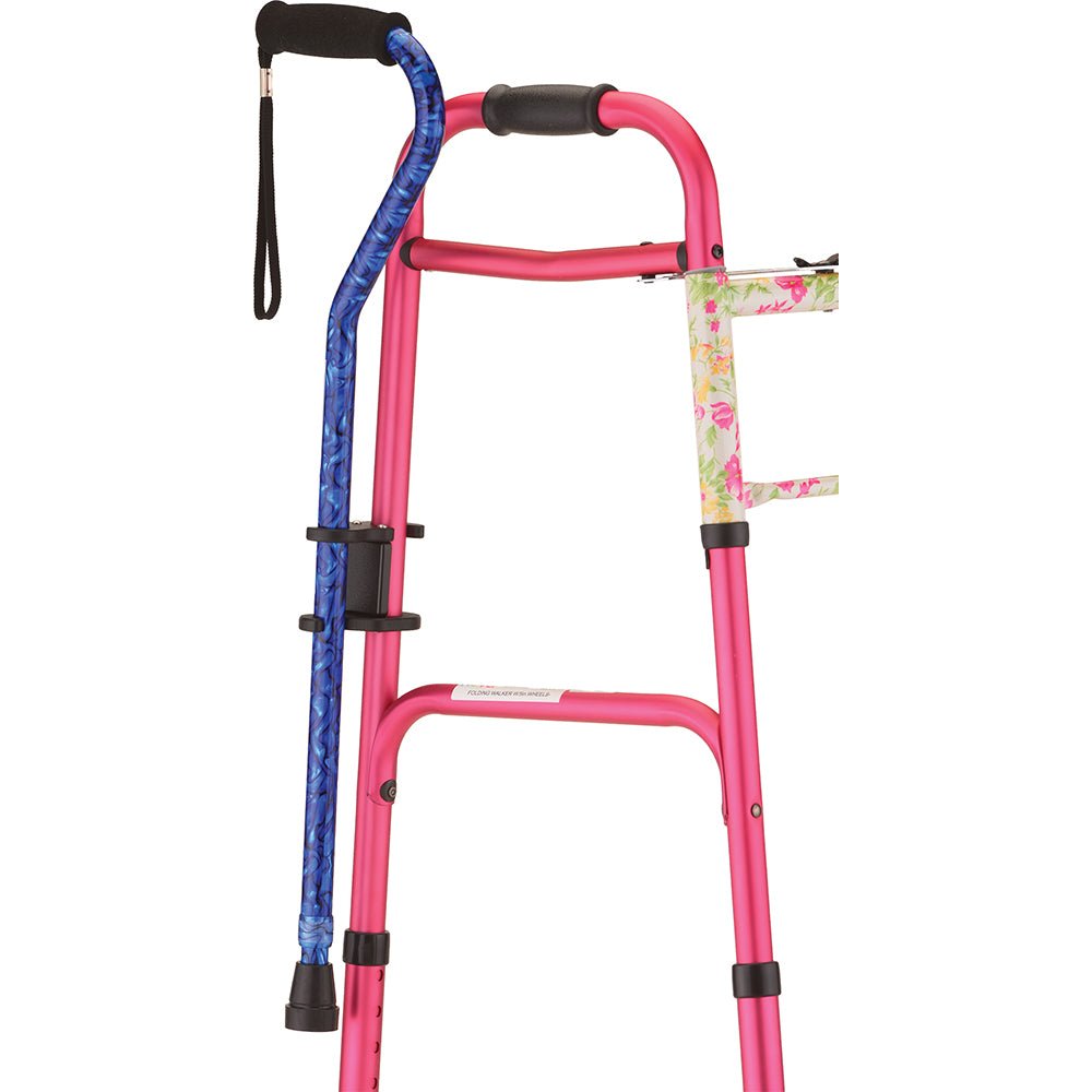 Cane Holder for Walkers & Rollators