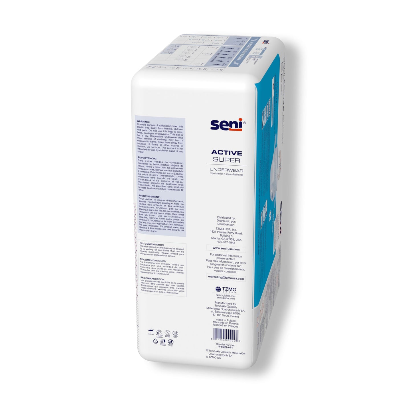 SENI ACTIVE SUPER UnderwearSmall