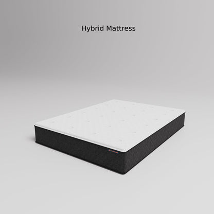 Dawn House Split King BedBase + MattressWith HeadboardSlate