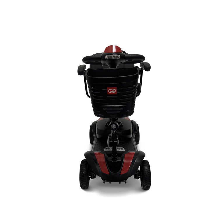 12AH Battery Ultra-Light Electric Mobility Scooter With Quick-Detach FrameRedSuper Seat