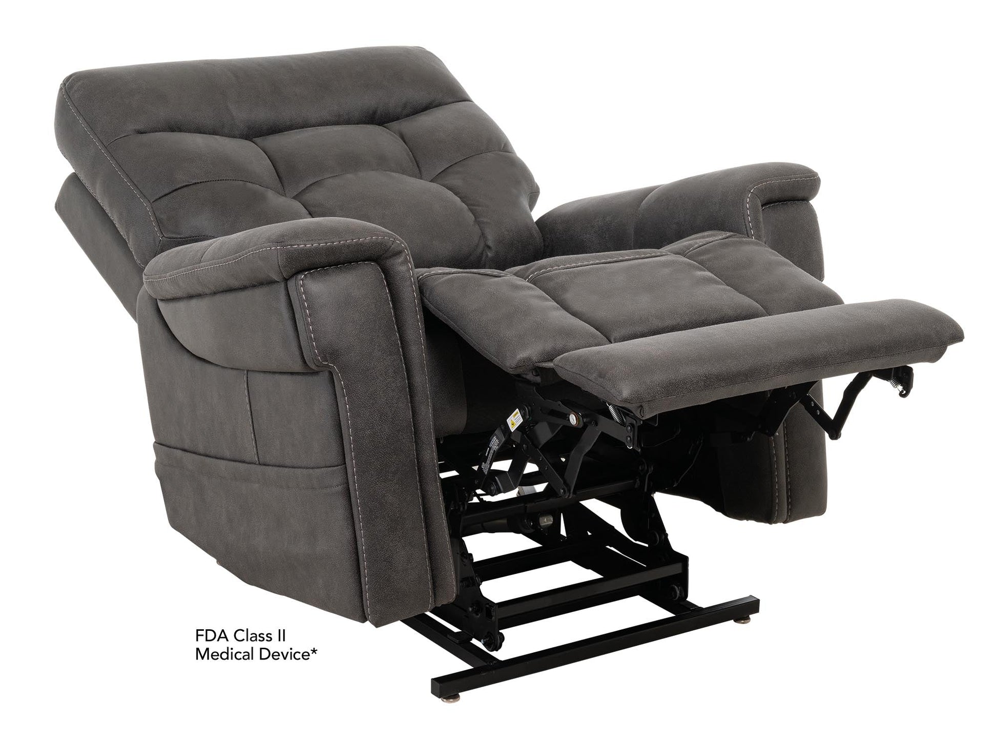 VivaLift! Radiance PLR-3955M Medium Lift Chair (FDA Class II Medical Device)Canyon Walnut