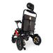 Majestic IQ-9000 Auto Recline Remote Controlled Electric WheelchairBlack & RedTaba17.5"