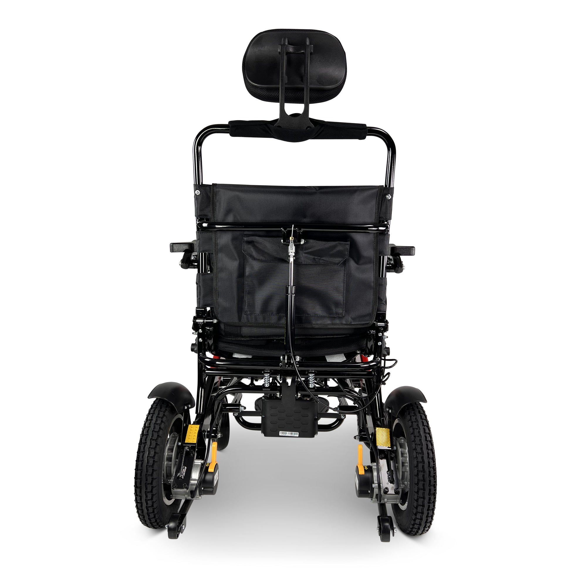 Majestic IQ-9000 Auto Recline Remote Controlled Electric WheelchairBlack & RedRed17.5"