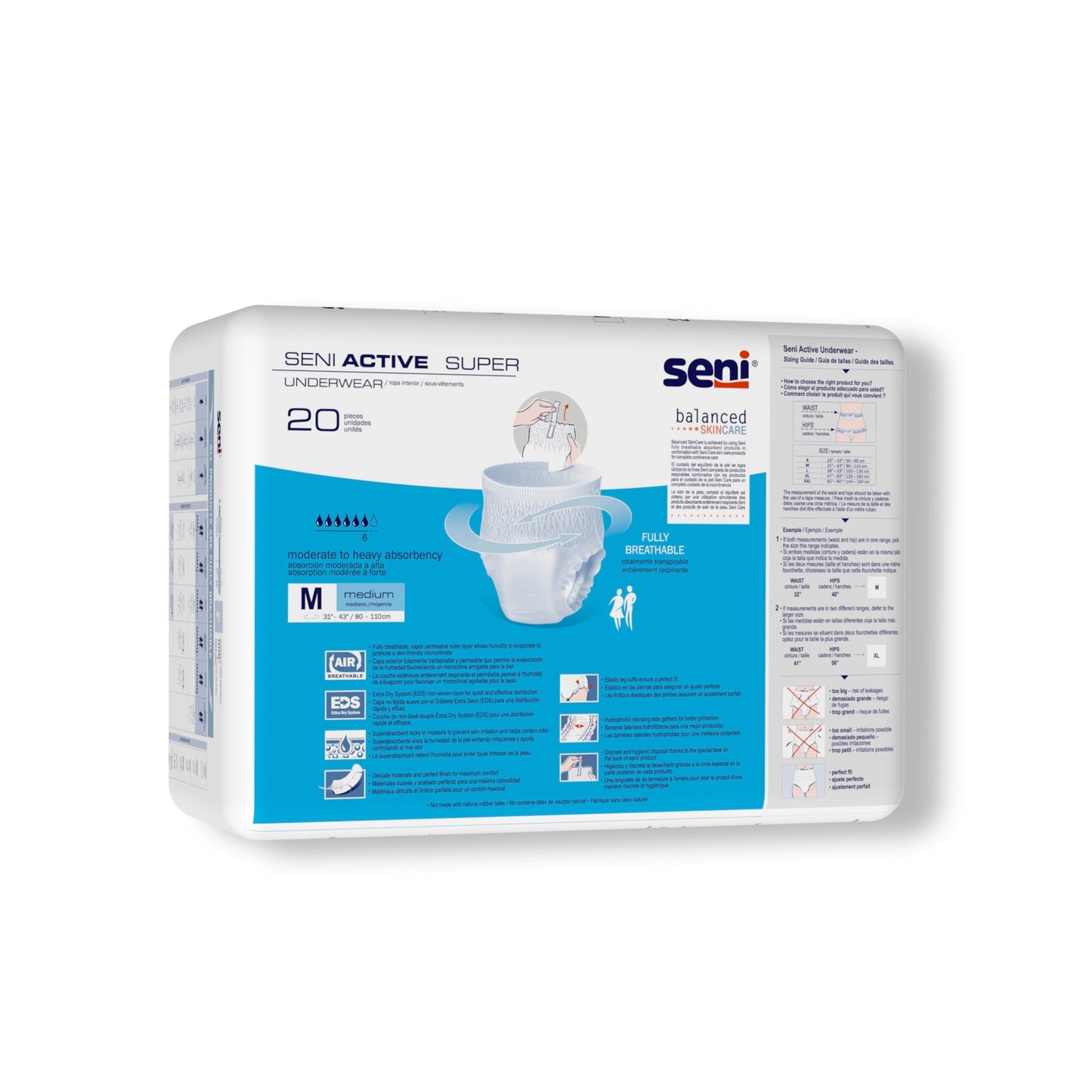 SENI ACTIVE SUPER UnderwearSmall