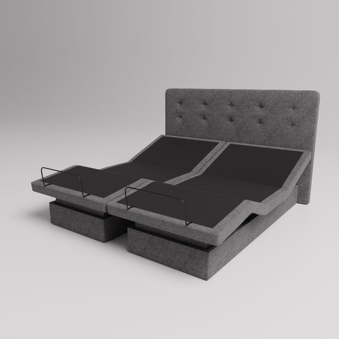 Dawn House King BedBase + MattressWith HeadboardSlate