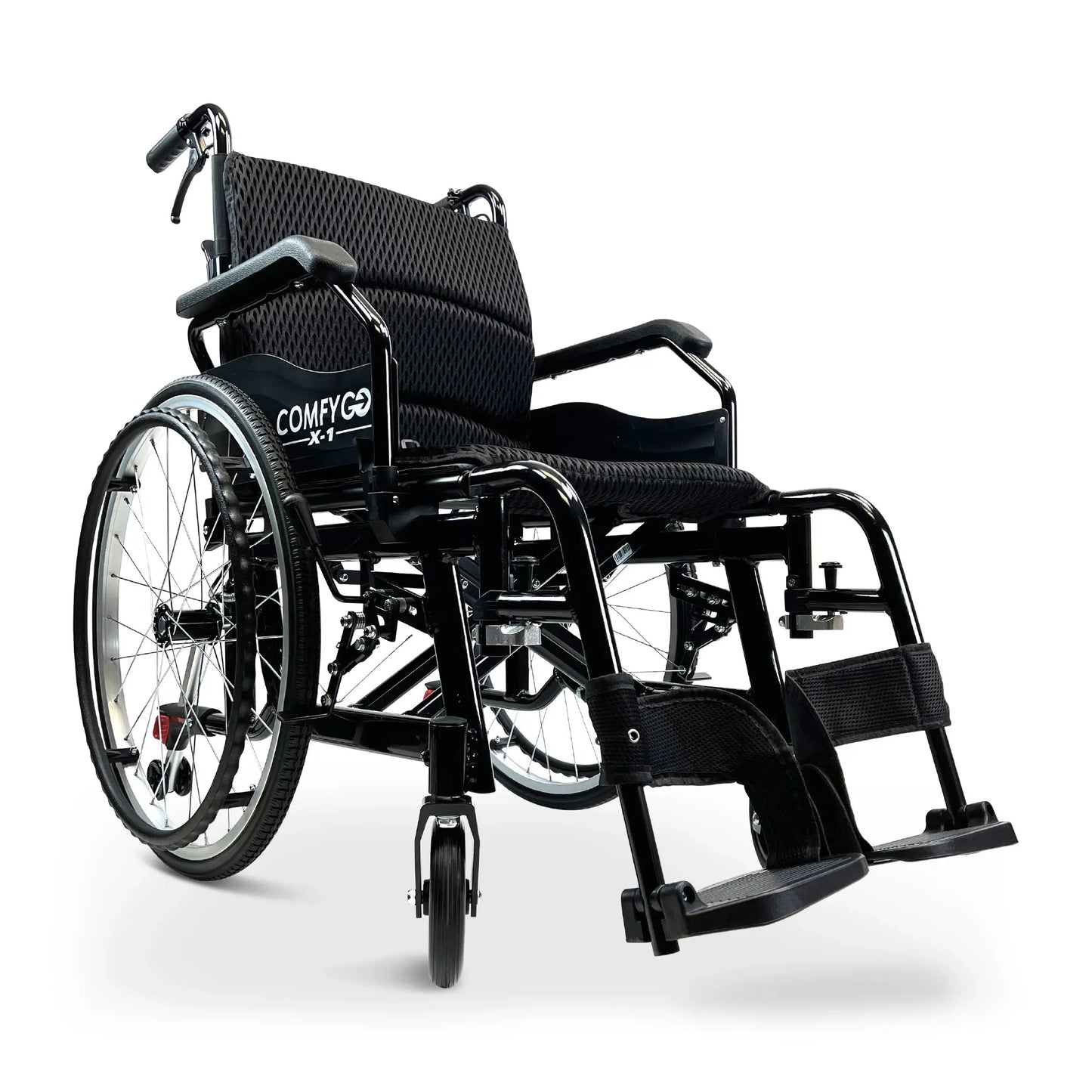 X-1 Lightweight Manual WheelchairBlackStandard
