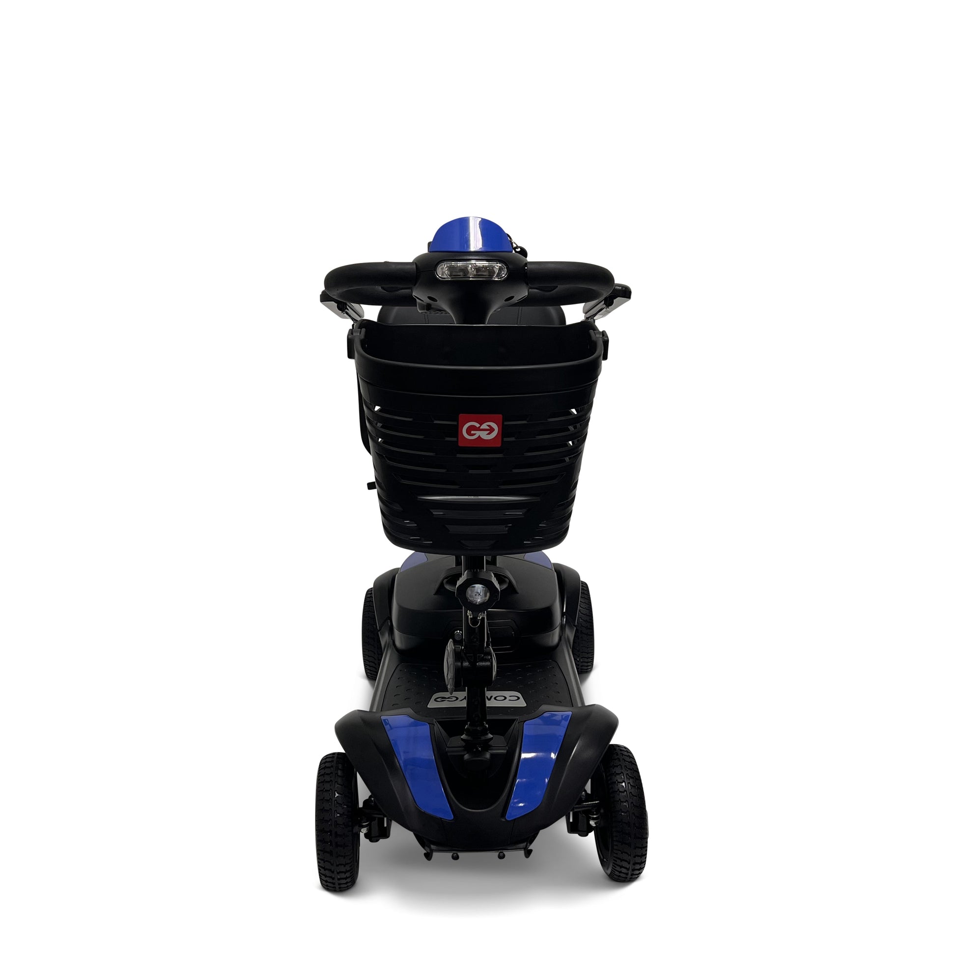12AH Battery Ultra-Light Electric Mobility Scooter With Quick-Detach FrameBlueStandard Seat