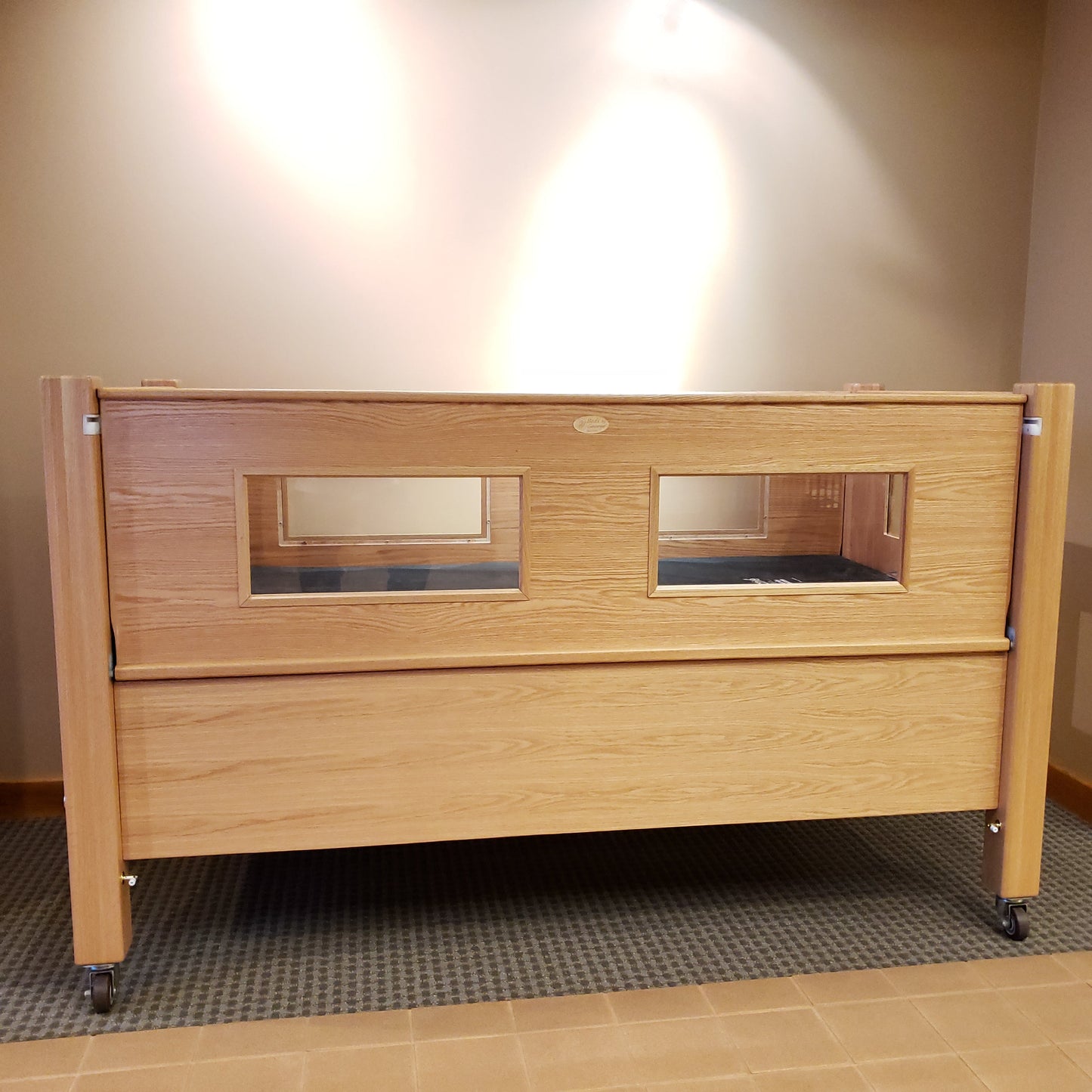 Slumber Series Twin Size Bed with Fixed Height Bunkie BoardHigh Side