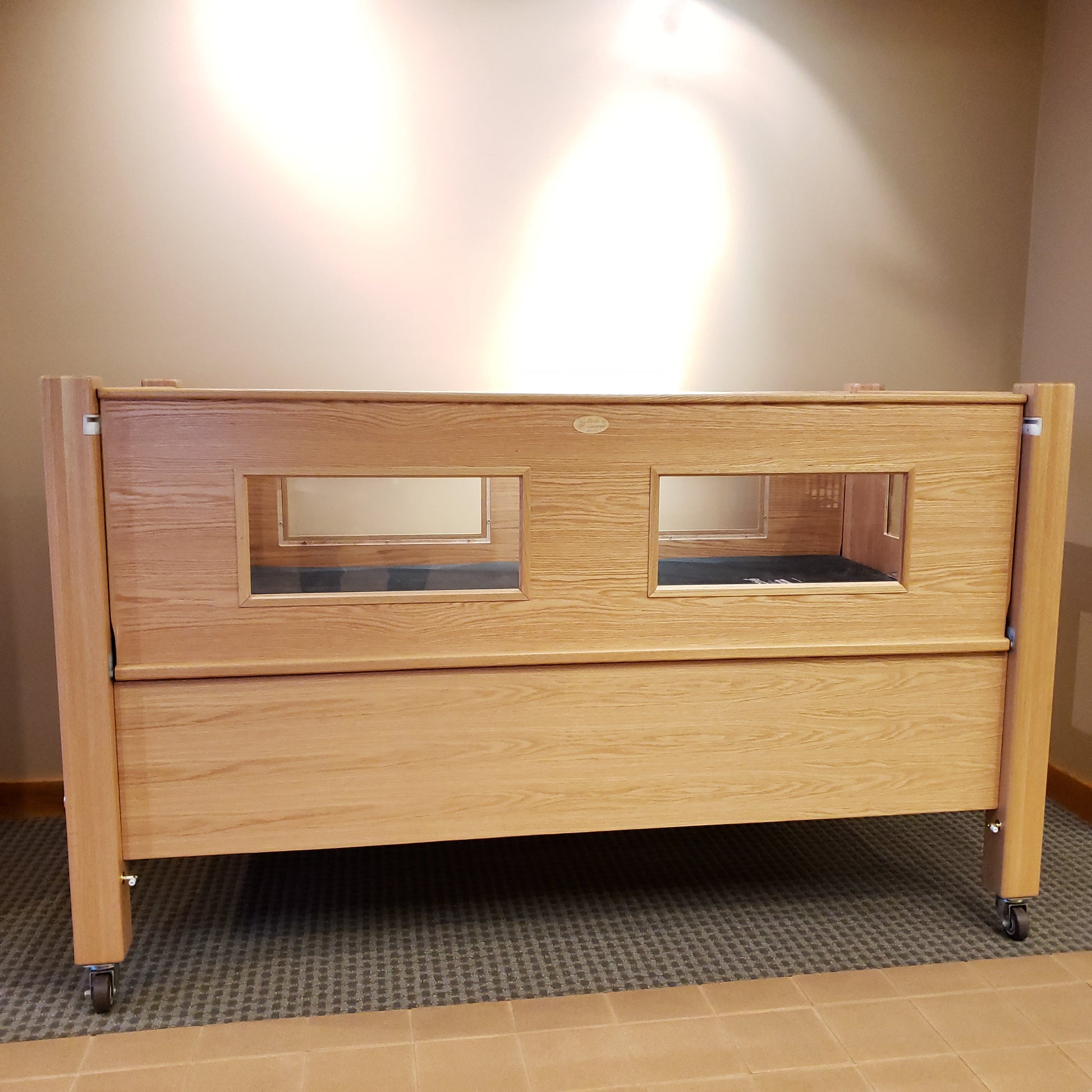 Slumber Series Twin Size Bed with Fixed Height Bunkie BoardHigh Side