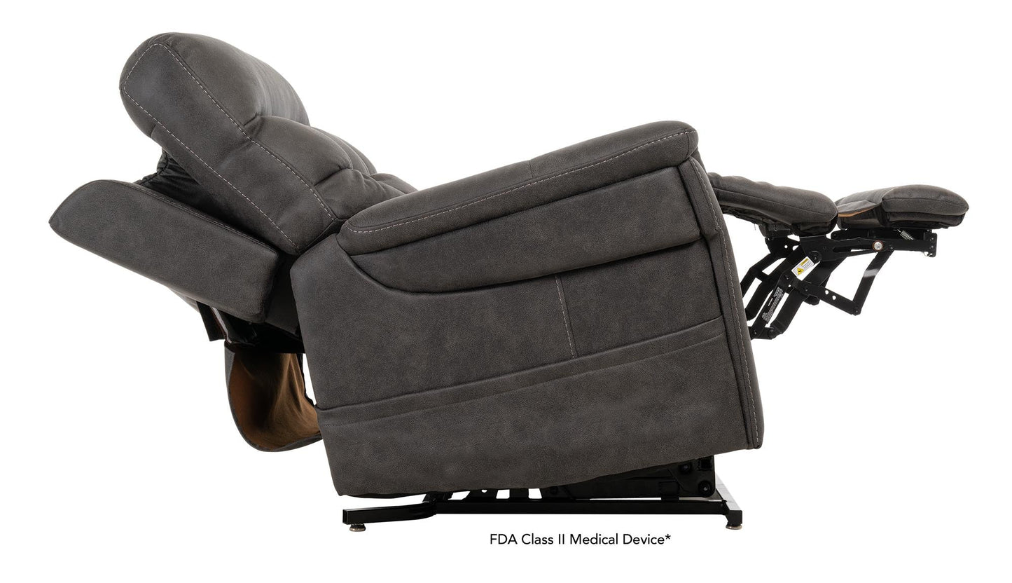 VivaLift! Radiance PLR-3955LT Large/Tall Lift Chair (FDA Class II Medical Device)Canyon Steel