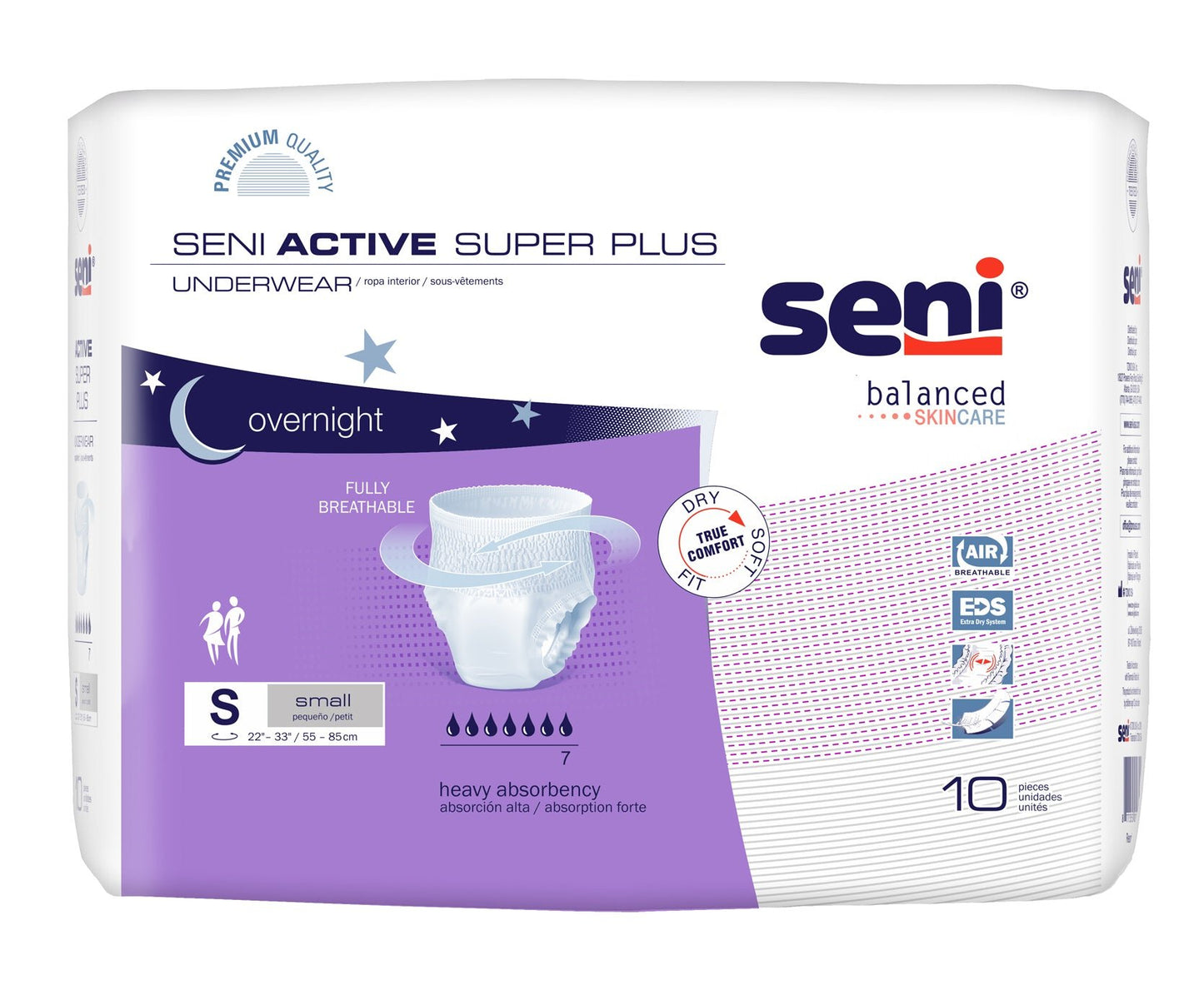SENI ACTIVE SUPER PLUS UnderwearSmall (10 pcs)