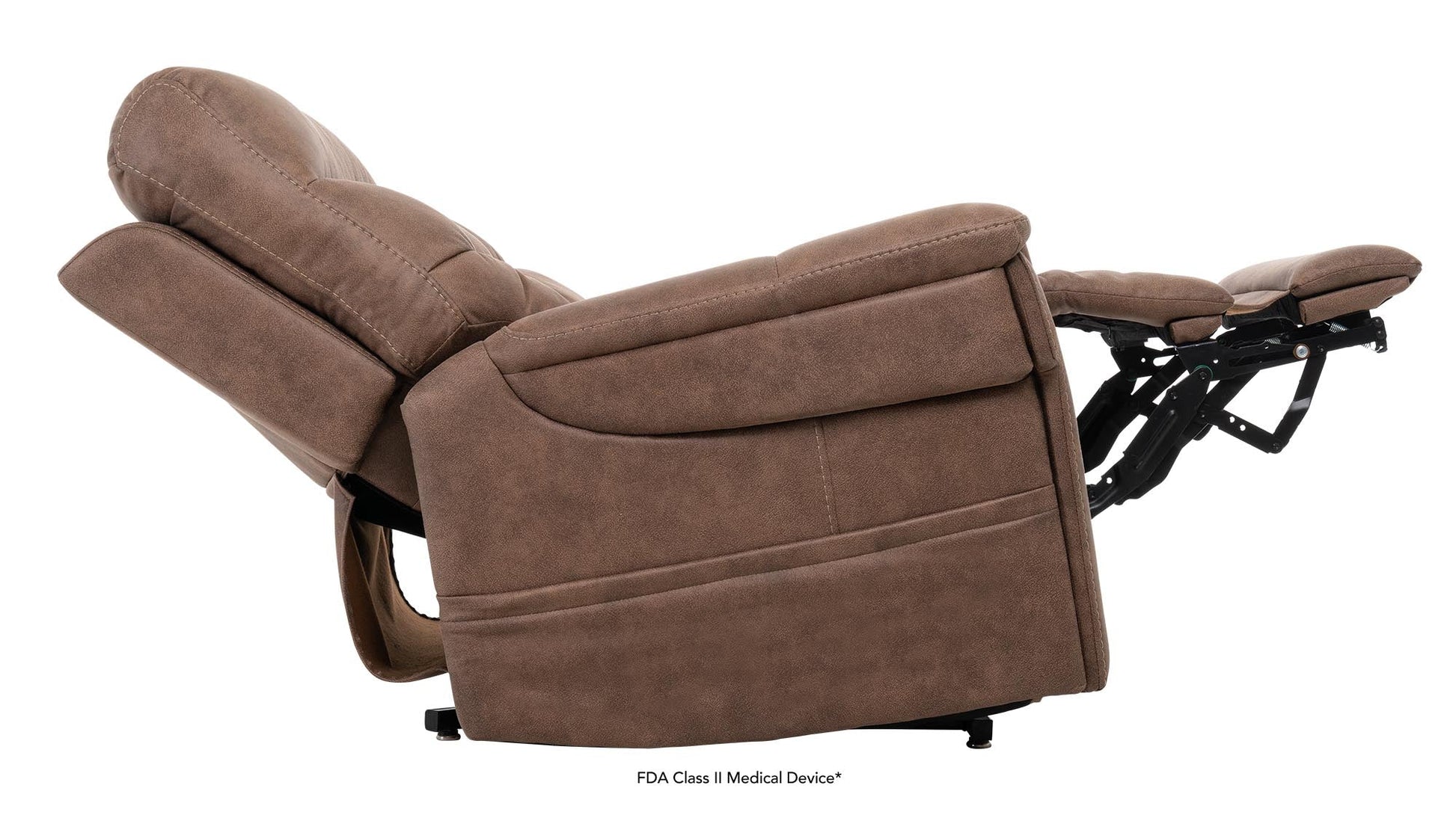 VivaLift! Radiance PLR-3955PW Petite Wide Lift Chair (FDA Class II Medical Device)Canyon Silt