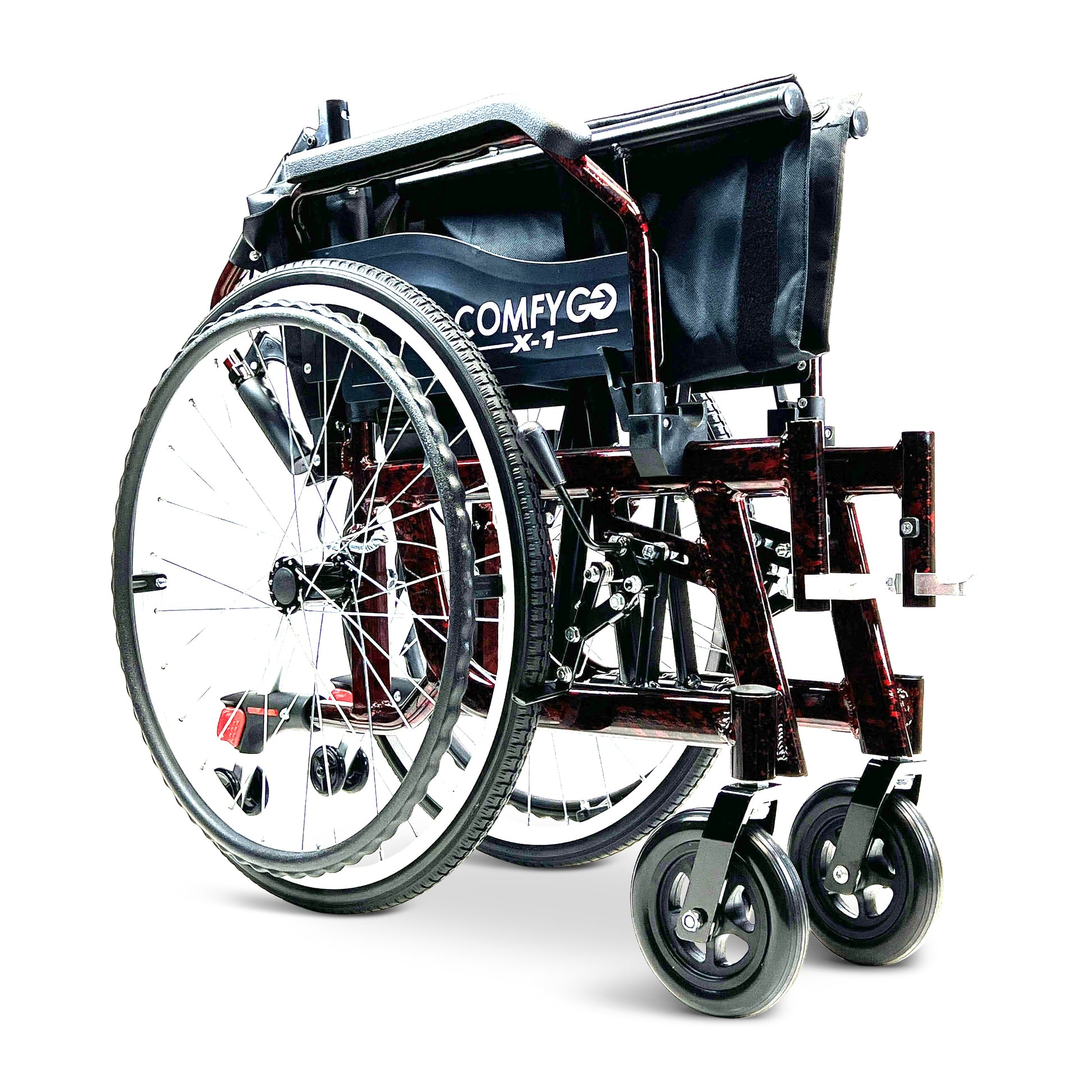 X-1 Lightweight Manual WheelchairRedStandard