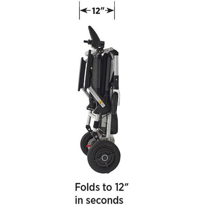 Zoomer Folding Power Chair Left- or Right-handed ControlBlack