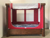 Haven Series Full Size Bed with Fixed Height Bunkie Board and Manual Adjustable Head