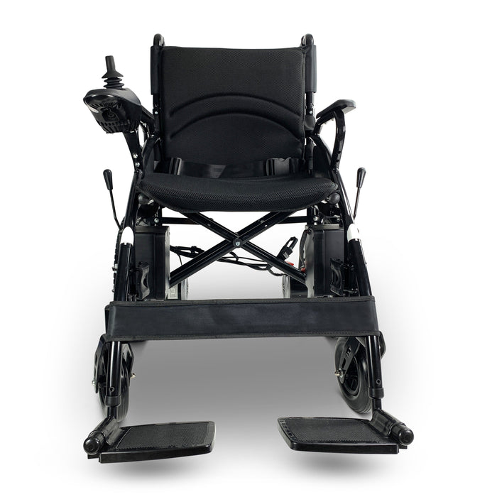 6011 ComfyGO Electric WheelchairBlackUpto 26+Miles (2*12AH Battery)