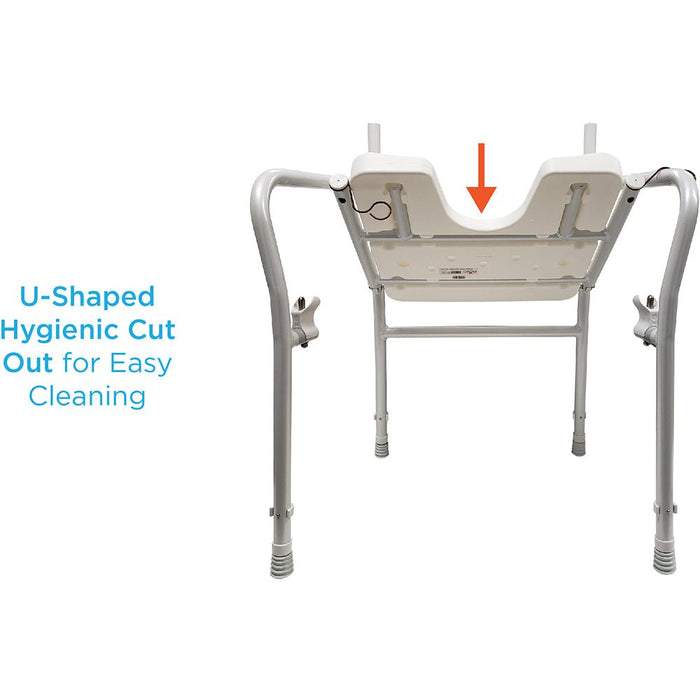 Foldable Shower Chair with Arms