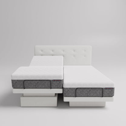 Dawn House Split King BedBase + MattressWith HeadboardSlate