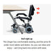 Zinger Folding Power Chair Two-Handed ControlBlack