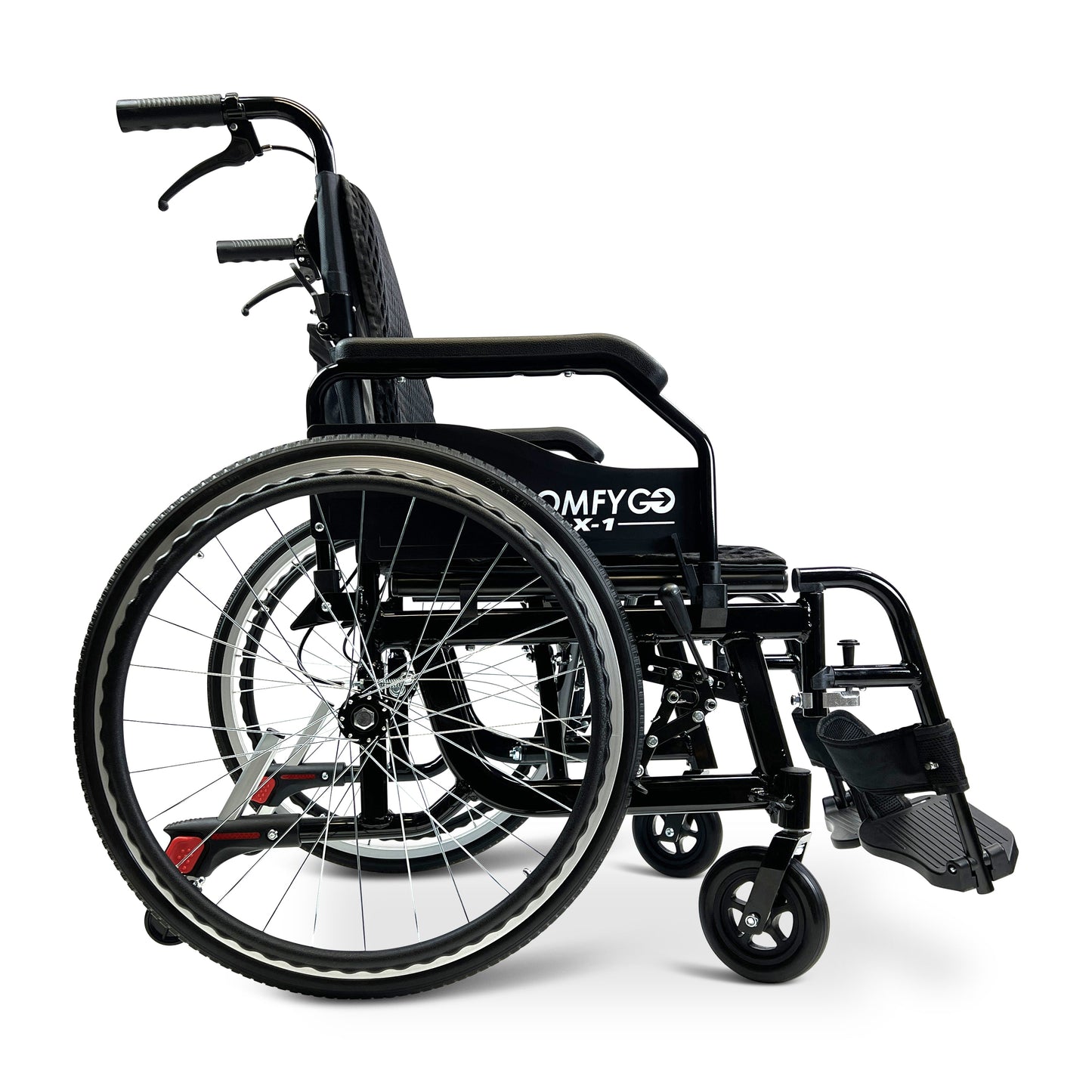 X-1 Lightweight Manual WheelchairBlackStandard