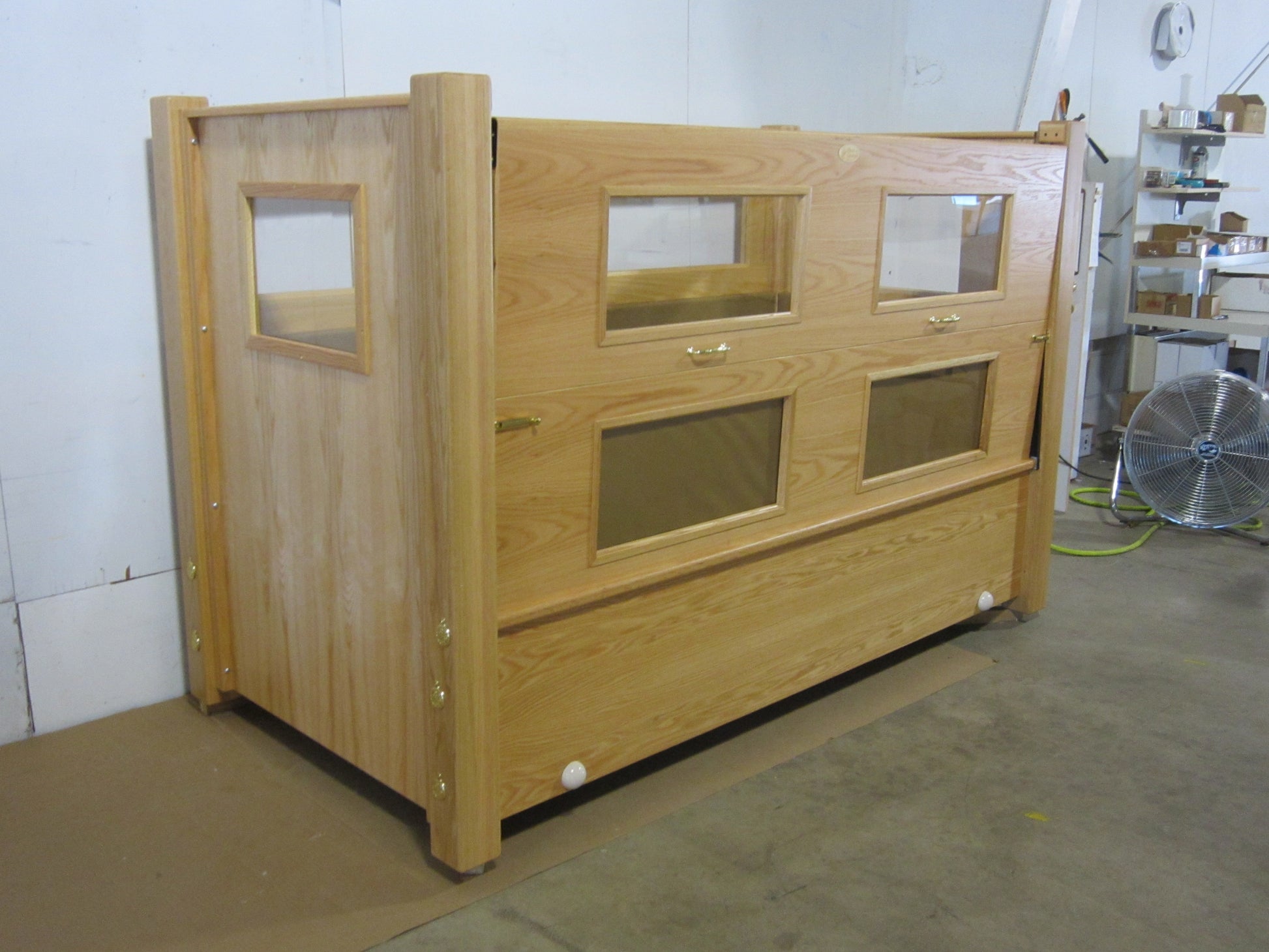 Slumber Series Twin Size Bed with Fixed Height and Manual Adjustable Head and FootHigh Side