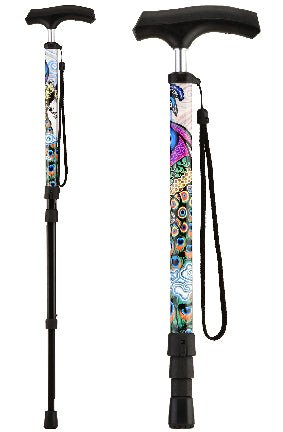 Click Canes with StrapProud Peacock