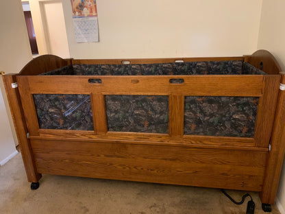 Dream Series Semi Electric Twin Size Bed with Electric Articulation and Manual Height AdjustabilityHigh Side