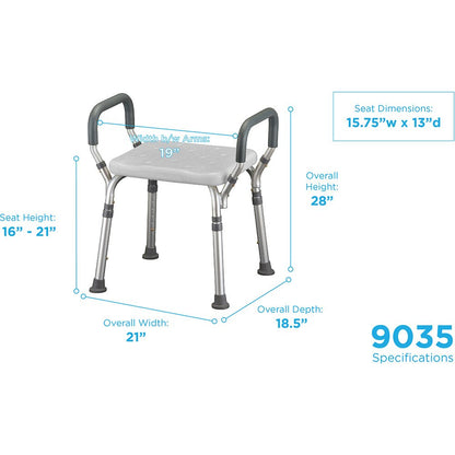 9035-Retail Bath Seat with Arms